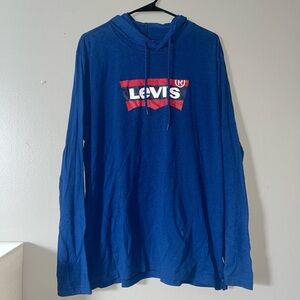 Levi's Blue Long Sleeve Hoodie (Previously Owned)